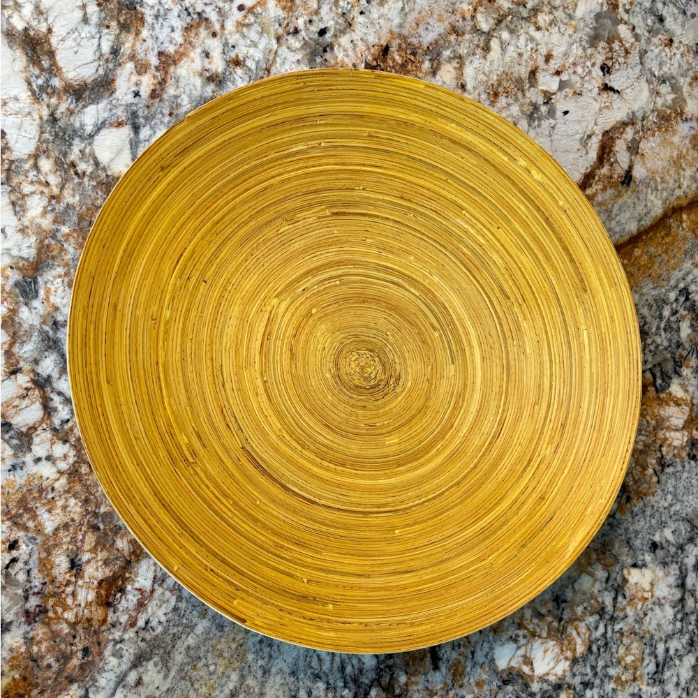 Cool Bamboo Serving Plate 14 inches